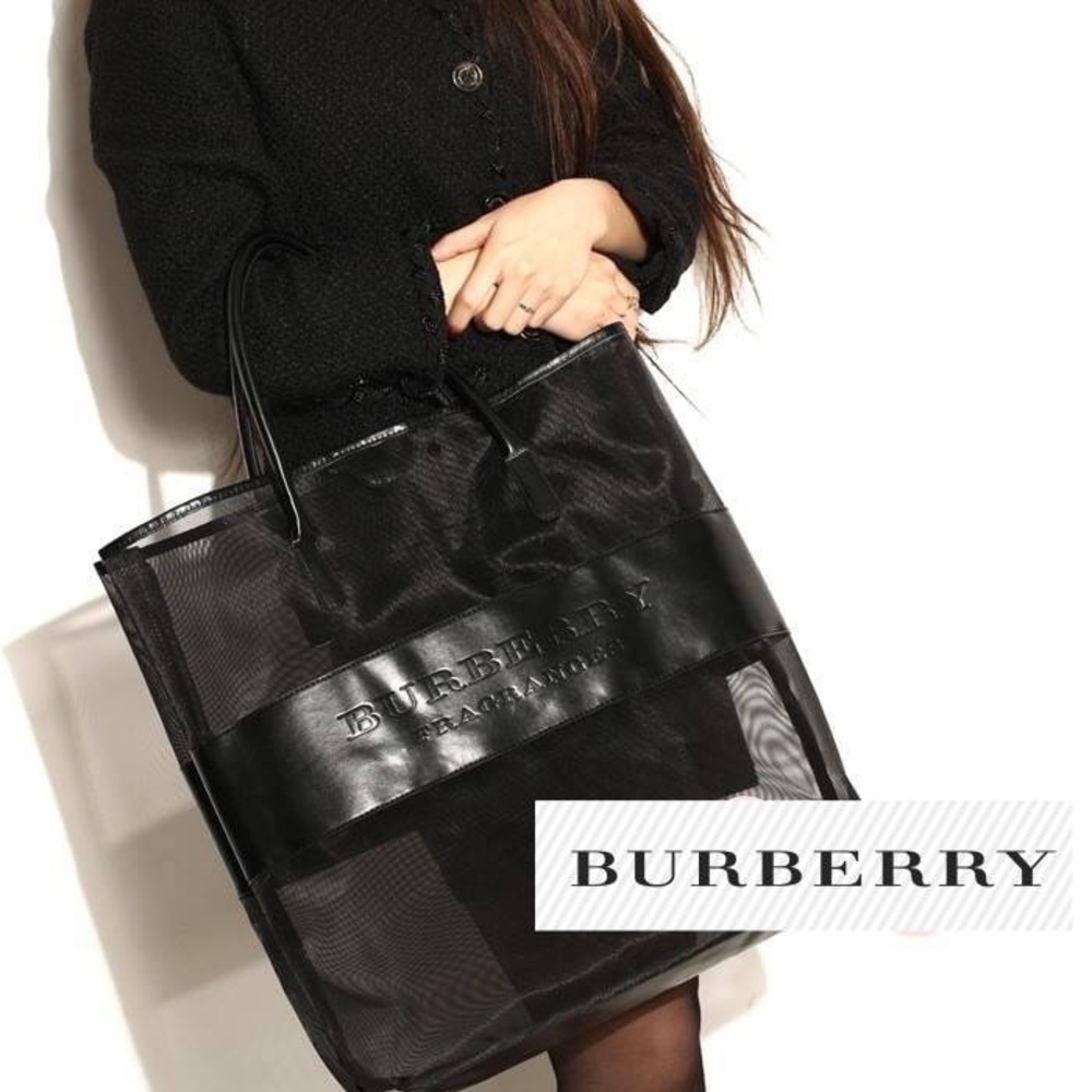Burberry Cosmetic Makeup travel Mesh Tote